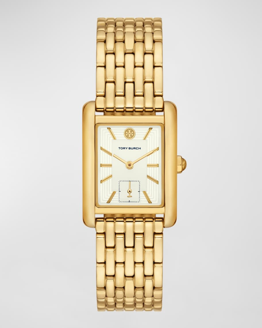 Tory Burch The Eleanor Watch - Gold-Tone Stainless Steel | Neiman Marcus