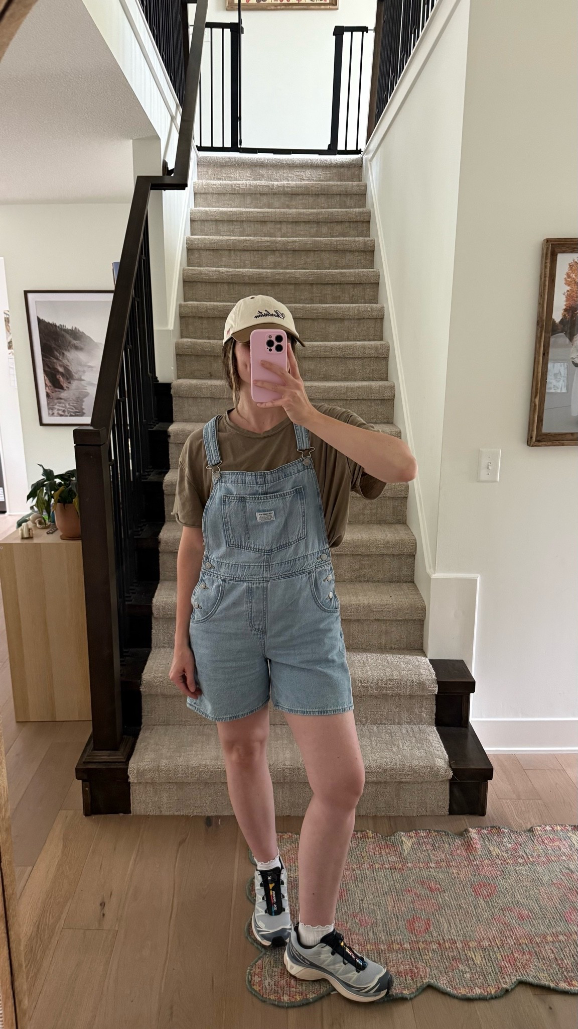 wearing small in tee and overalls! Sneakers tts! 

Summer outfit, early fall outfit

#LTKootd