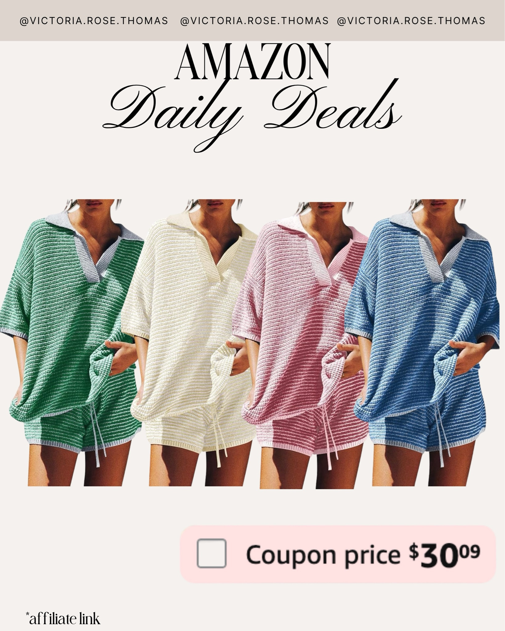 Designer look for less on Amazon! Be sure to click the coupon button for this crazy good deal!

Amazon daily deals
Amazon fashion
Amazon style
Stylewithnosecrets 
Deals
Steal
Save
Sale
Amazon prime
Spring fashion
Matching set
Summer set
Spring set
Pool 
Beach
Vacation
Cruise
Tropical
Floridaa

#LTKSwim #LTKTravel #LTKSaleAlert