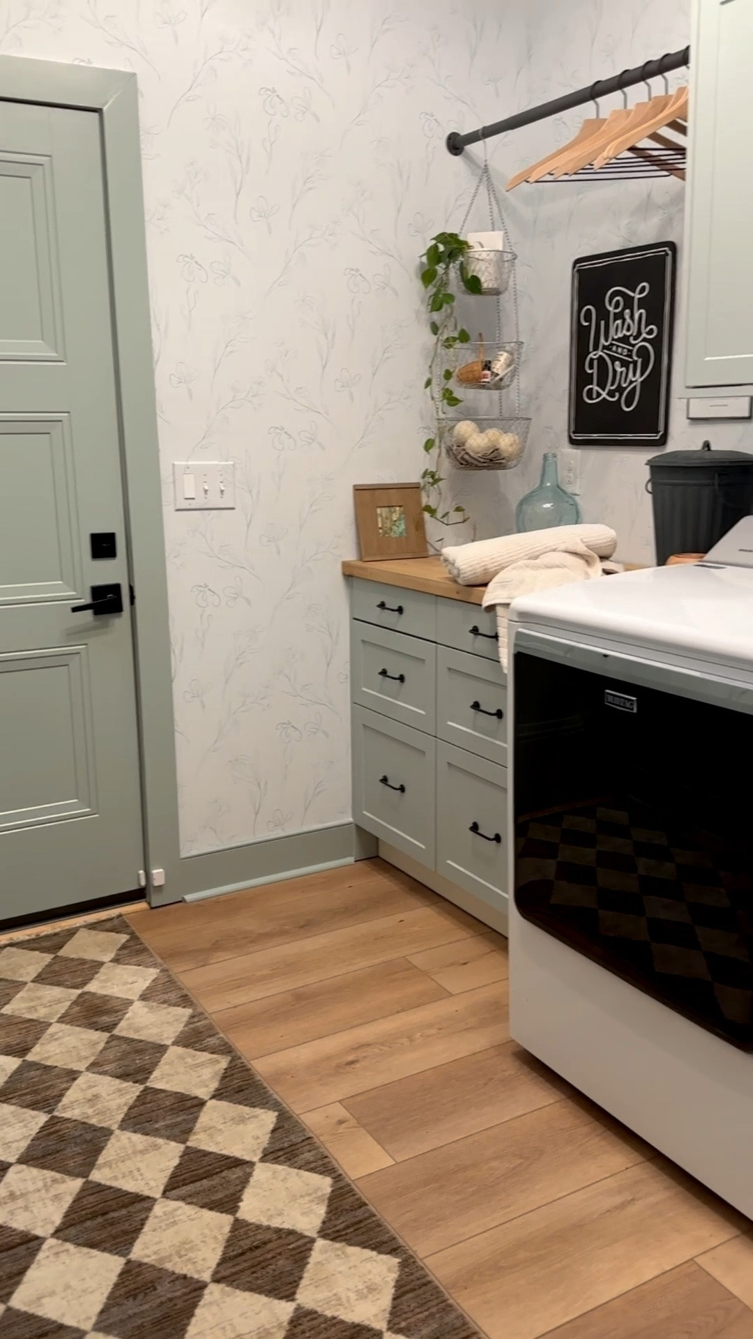 Laundry room before and after… just 3 projects and some pretty details! 

#LTKFamily #LTKHome