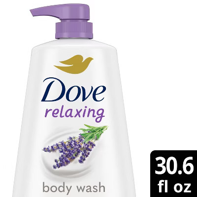 Dove Beauty Relaxing Body Wash Pump - Lavender & Chamomile - 30.6 fl oz | Target