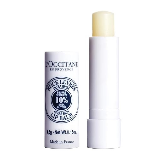 L'OCCITANE 10% Organic Shea Butter Ultra Rich Lip Balm Stick, Moisturizes, Nourishes, Repairs & S... | Amazon (US)