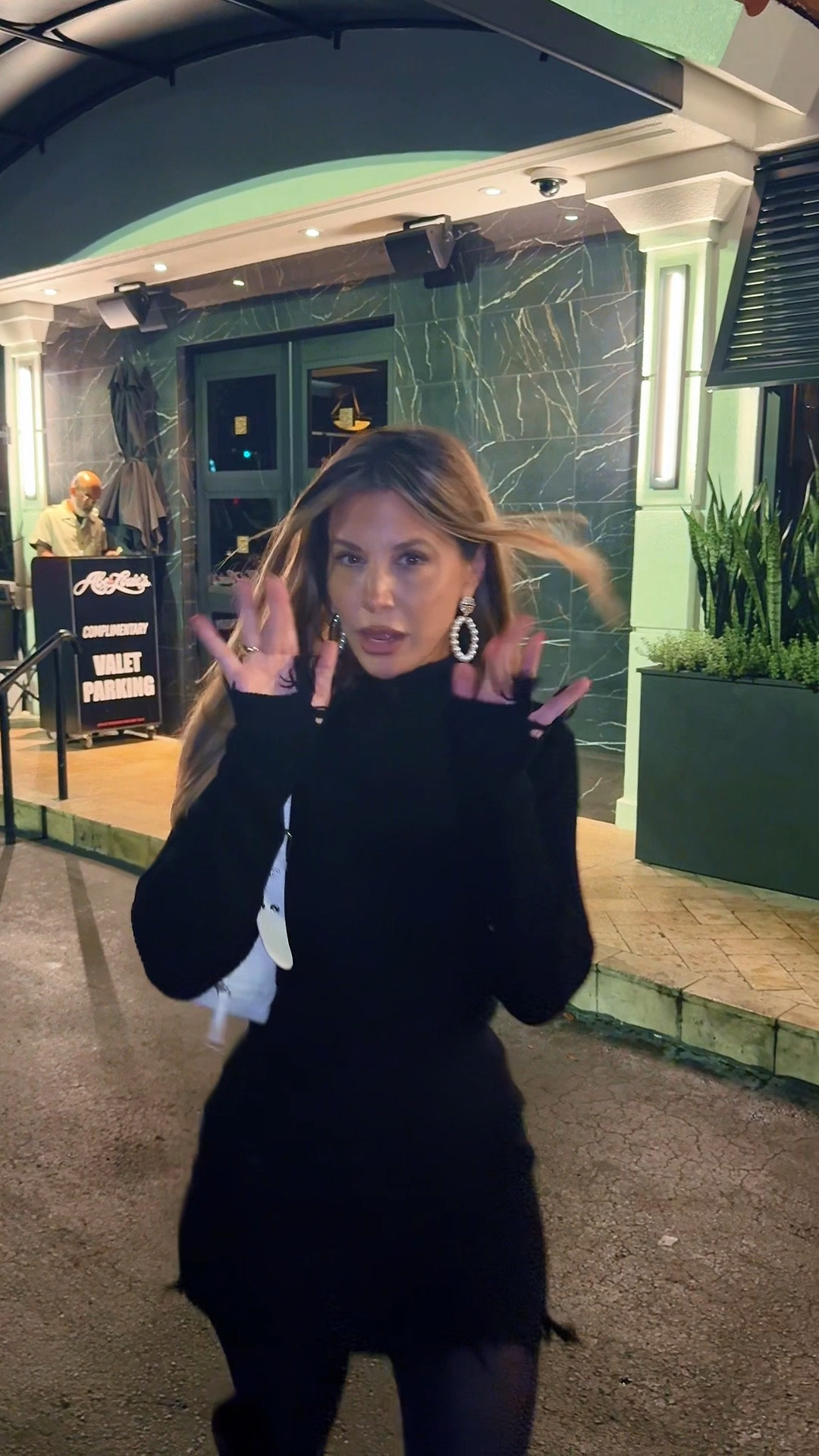 Thick soft sweater dress. Perfect date night look! It’s true to size and I am wearing size small! Quality! All my accessories linked! 

#LTKStyleTip #LTKParties #LTKSeasonal