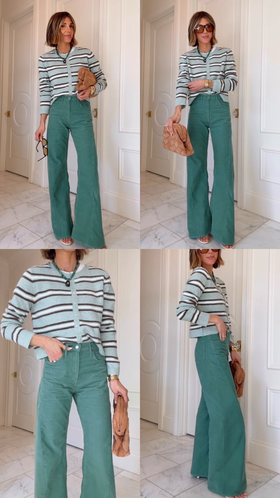 I have to share my lemon twist pants in this new coroduroy green color for fall! This is one of my favorite wide-leg styles that really elongates your legs. I suggest sizing down one size!

#LTKootd #LTKSeasonal