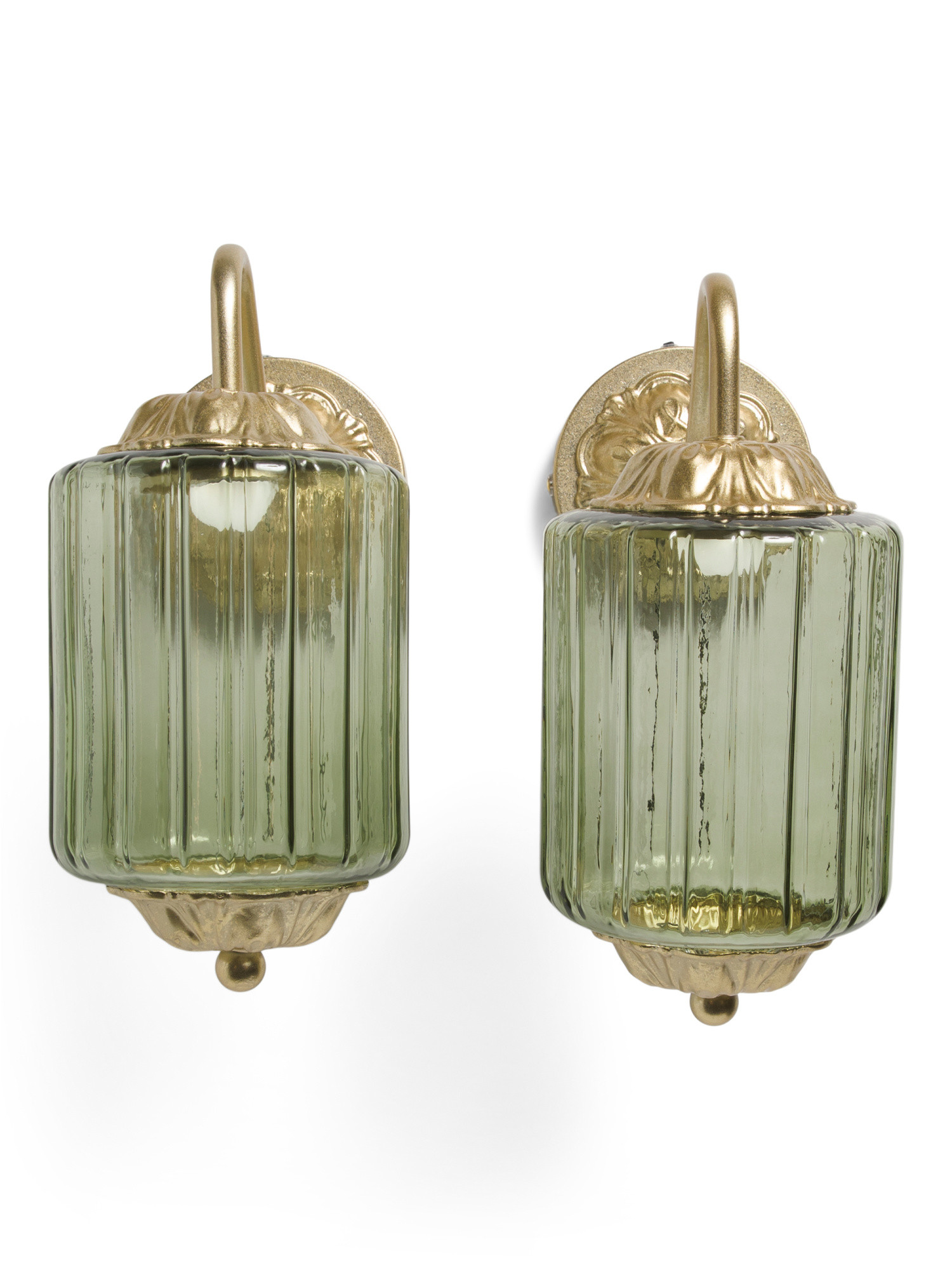 2pk 10.5x5.25x11 Vintage Style Glass Rechargeable Wall Sconces | Home | Marshalls | Marshalls