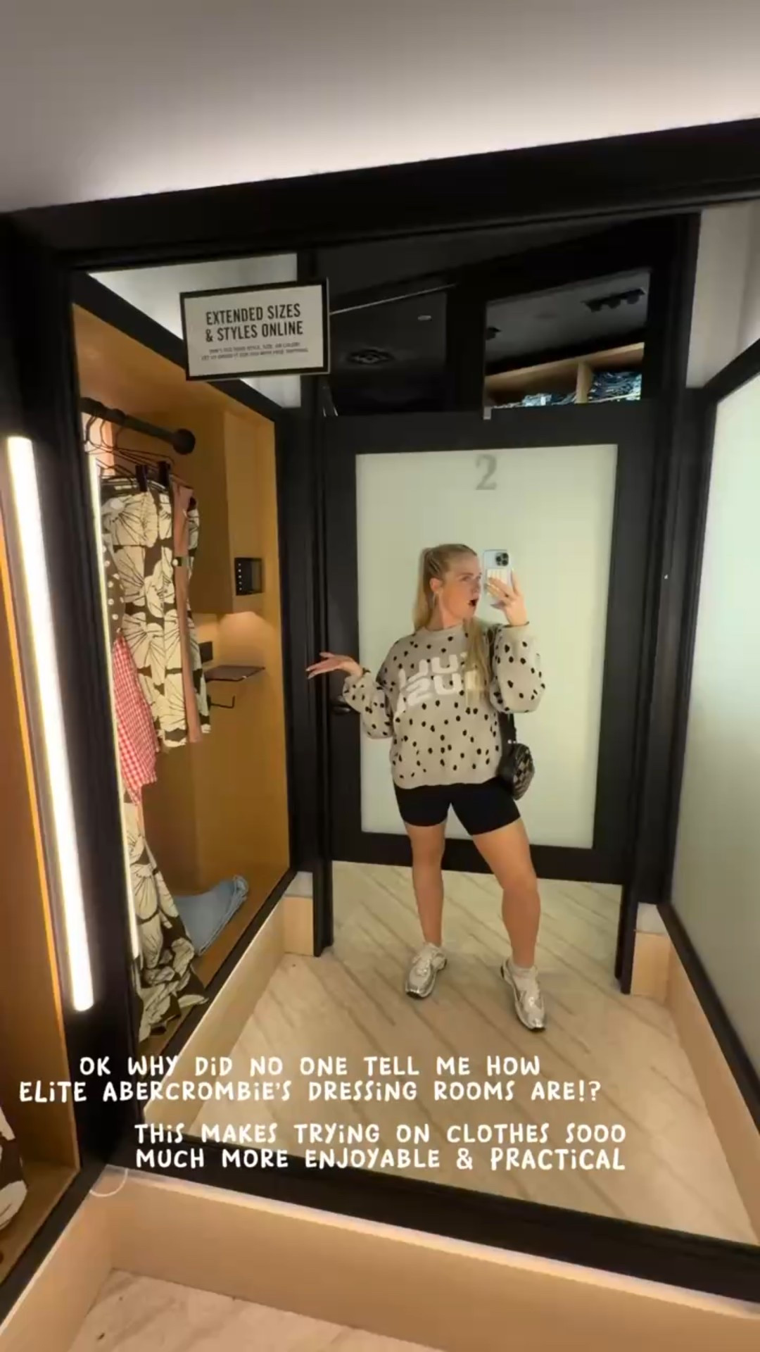 having a ball in the Abercrombie dressing room 🤩 they’re having a sale that’s 30% off 4+ items or 20% off 3 items!!

#LTKSeasonal #LTKStyleTip
