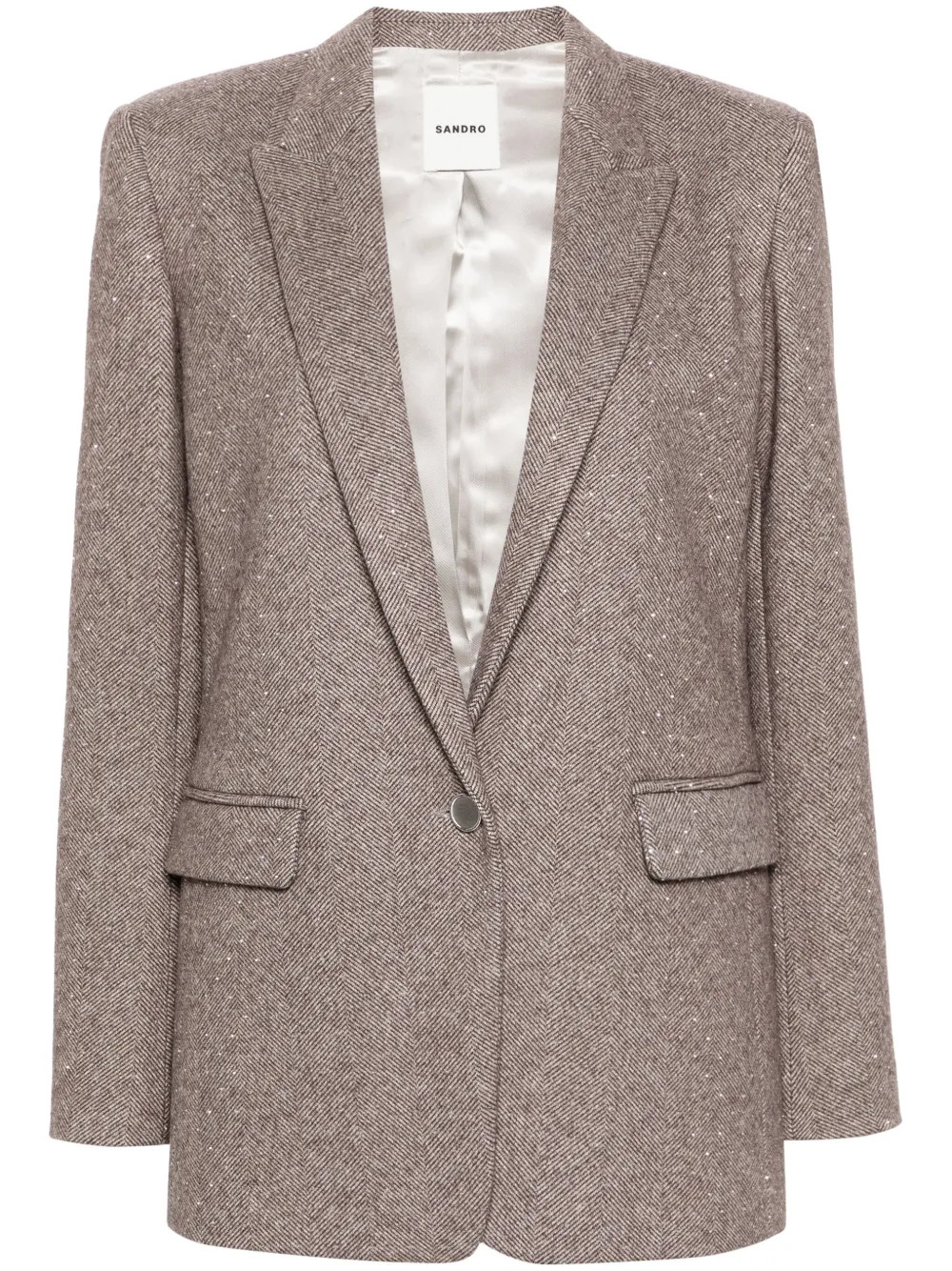 rhinestone-embellished blazer | Farfetch Global