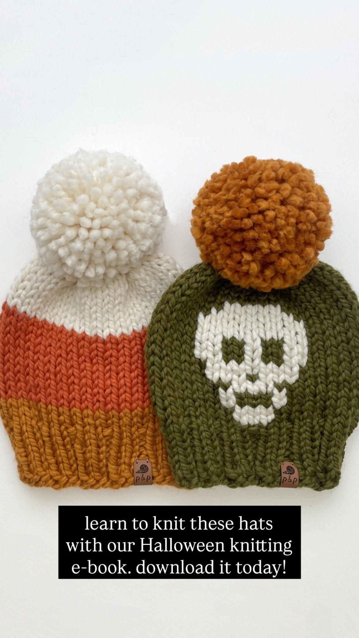 learn to knit these hats with our Halloween knitting e-book. download it today!

#LTKSeasonal #LTKStyleTip #LTKHalloween