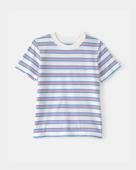 Toddler Striped T-Shirt - Red/White/Blue | Carter's Inc