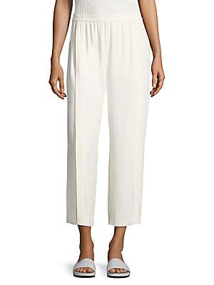 Pleated Crepe Culottes | Saks Fifth Avenue
