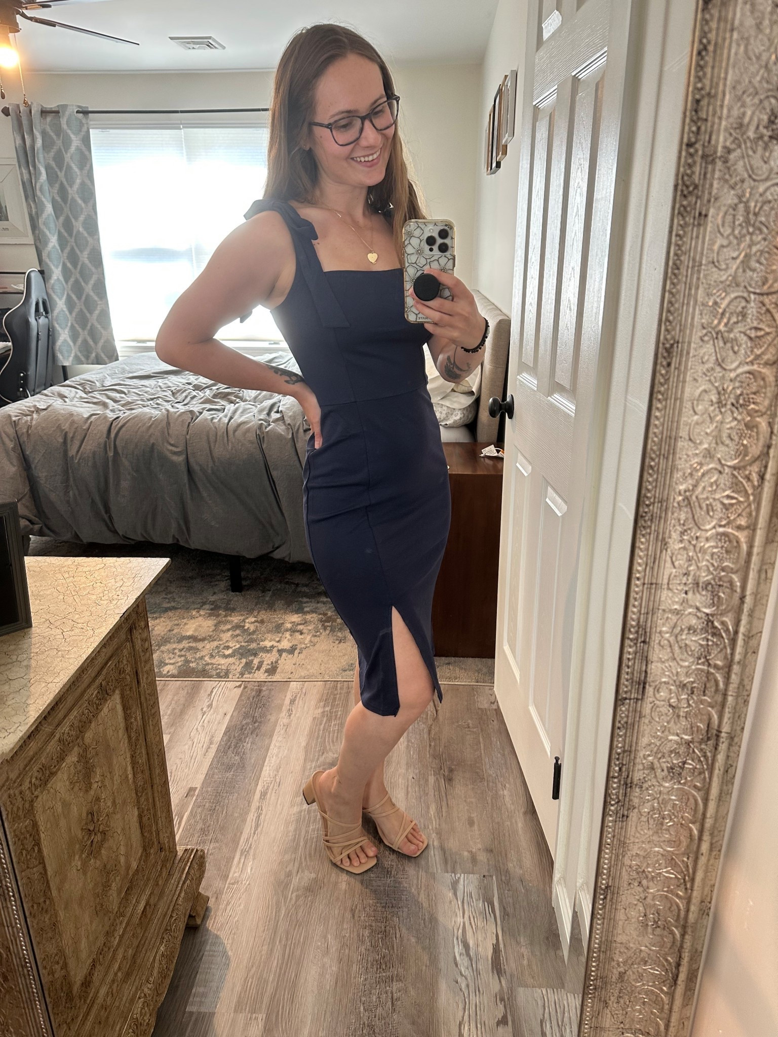 Cocktail Dresses for Women Wedding Guest Bow Semi Formal Club Party Bodycon Dress with Slit. Super comfortable and cute

#LTKStyleTip #LTKWedding #LTKParties