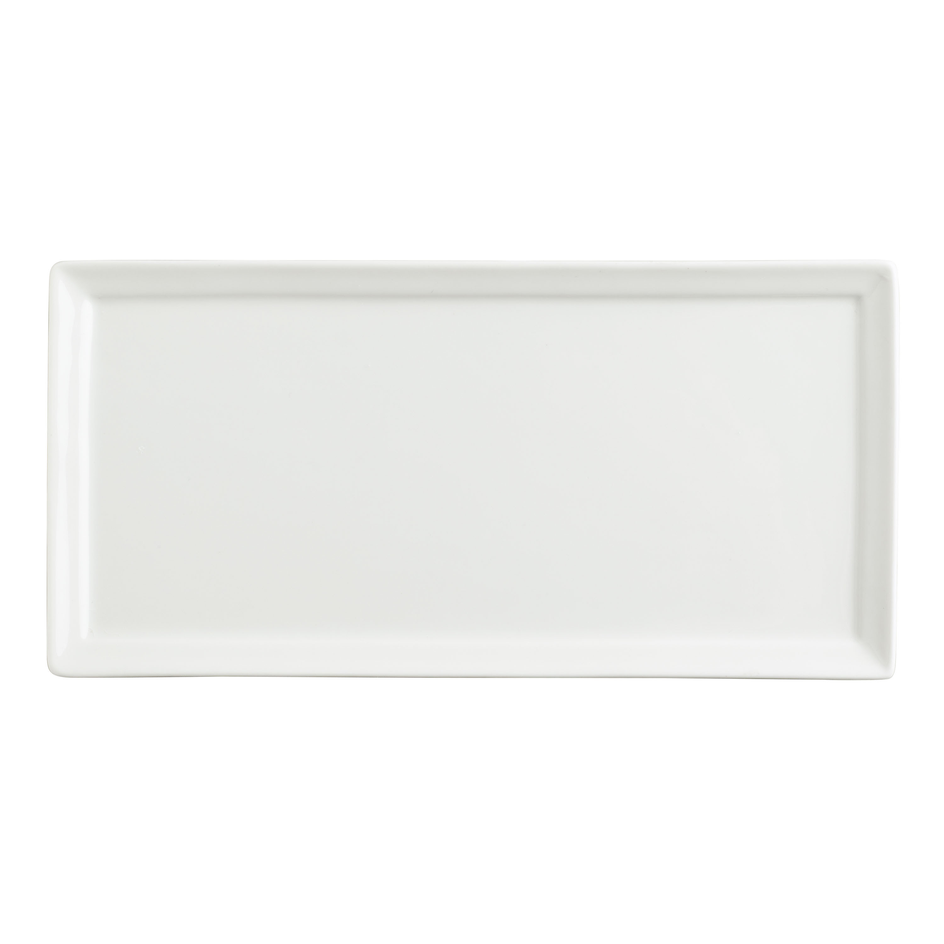 Mini Rectangular White Porcelain Tasting Plate | World Market