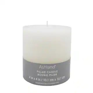 4" x 4" White Pillar Candle by Ashland® | Michaels Stores