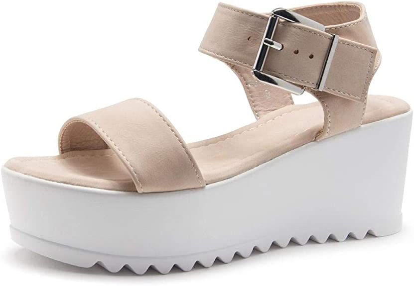 Herstyle Carita Women's Open Toe Ankle Strap Platform Wedge Sandals | Amazon (US)