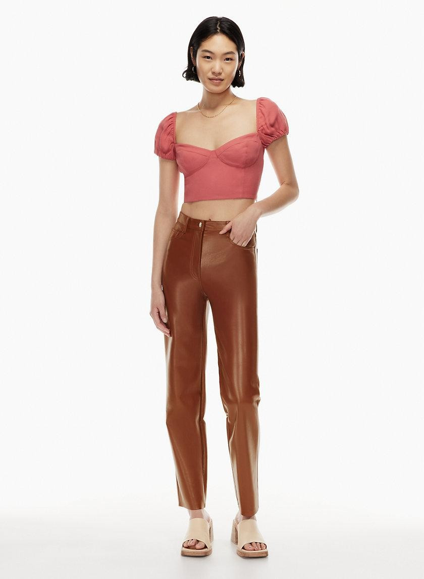 The Melina™ Pant - cognac | THE YES