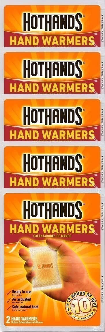 HotHands Hand Warmers, 10 count (5 pack with 2 warmers per pack) | Amazon (US)