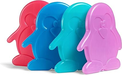 Fit + Fresh Cool Coolers Slim Ice Packs, Penguin Shaped, Long Lasting Ice Packs for Lunch Bags, P... | Amazon (US)