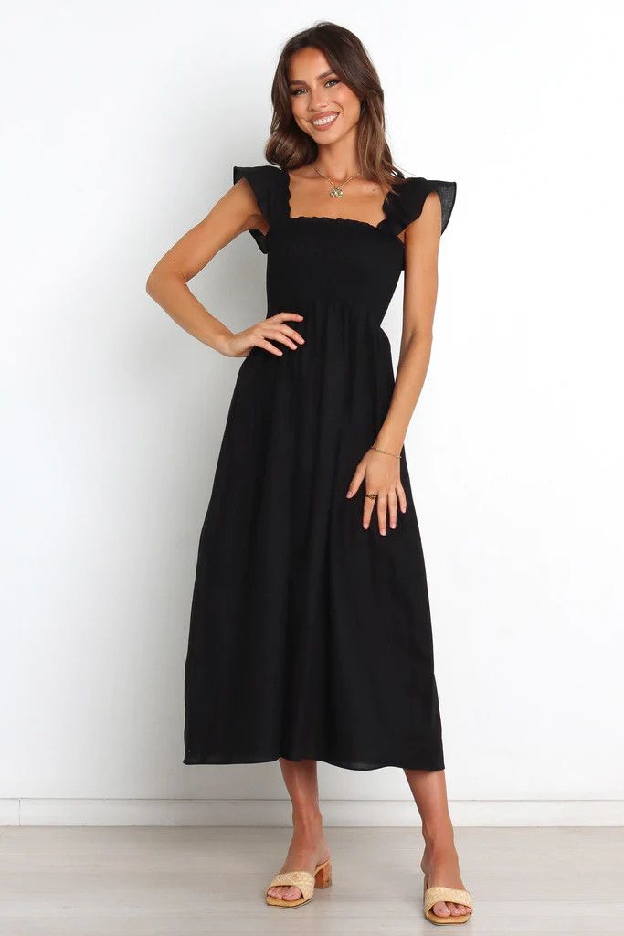 Genevieve Dress - Black Every Day Dress - Causual Summer Dress - Nap Dress - Nap Dress Dupe  | Petal & Pup (US)