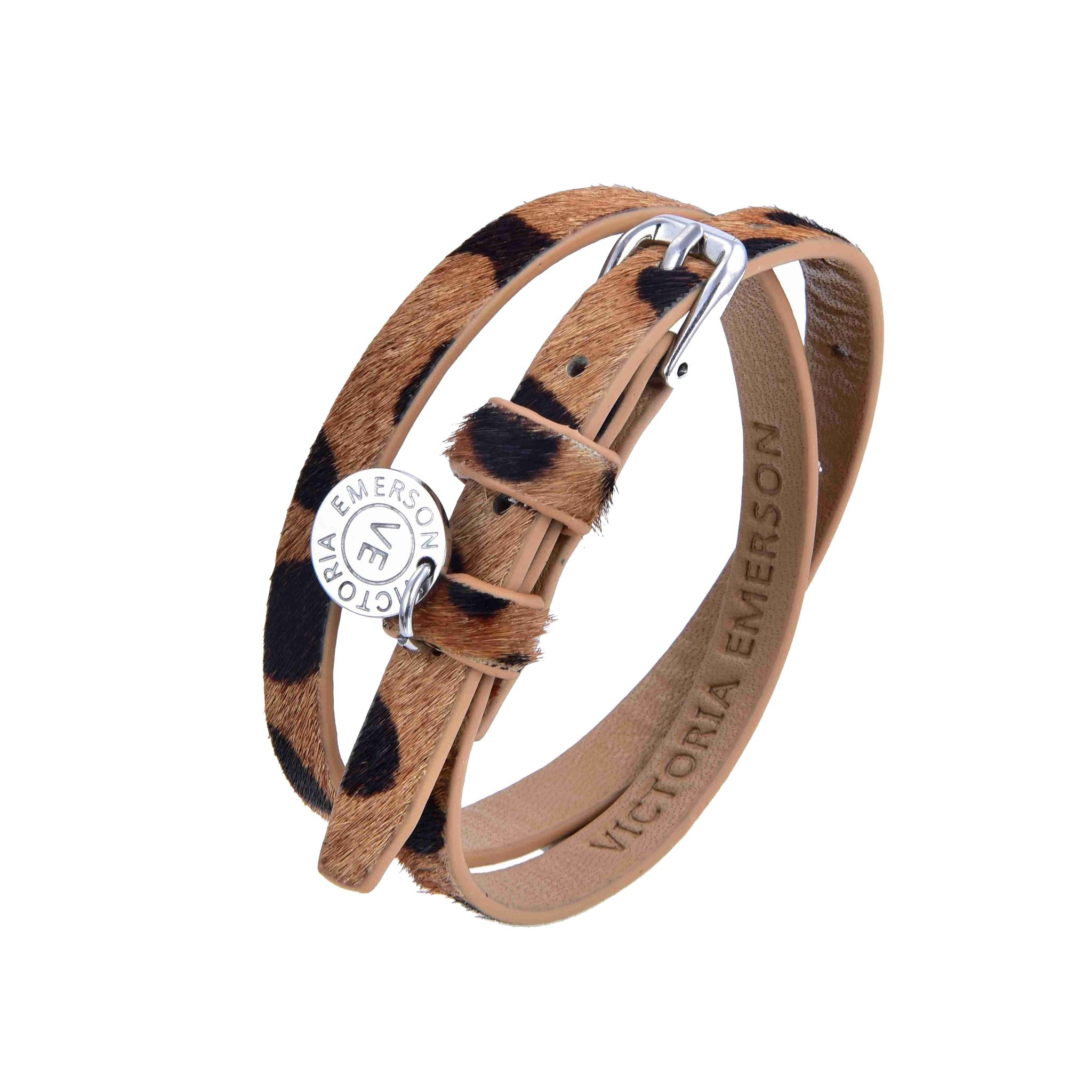 Double Wrap on Safari Textured Leather | Victoria Emerson