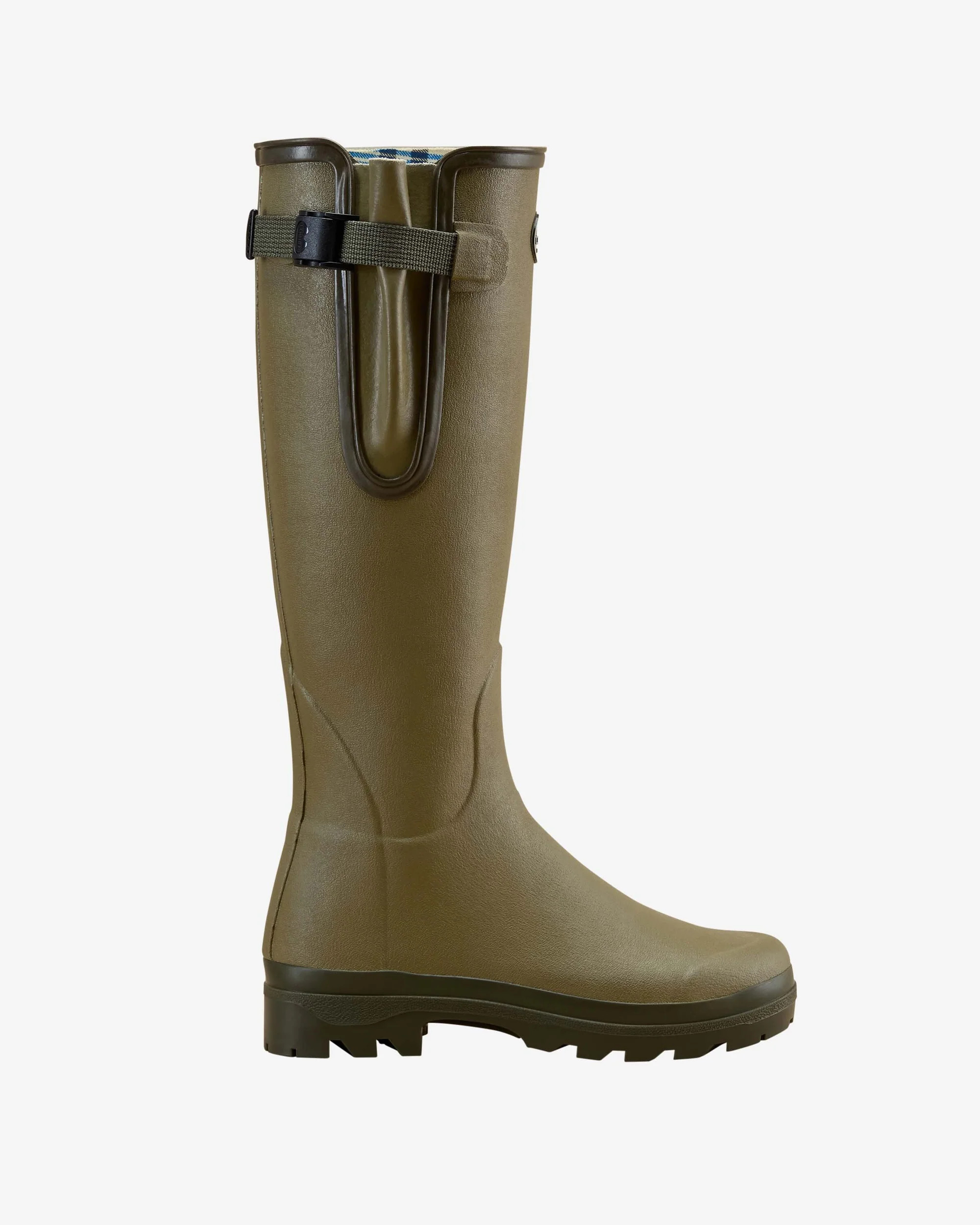 Women's Vierzon Jersey Lined Wellington Boot Green | Le Chameau