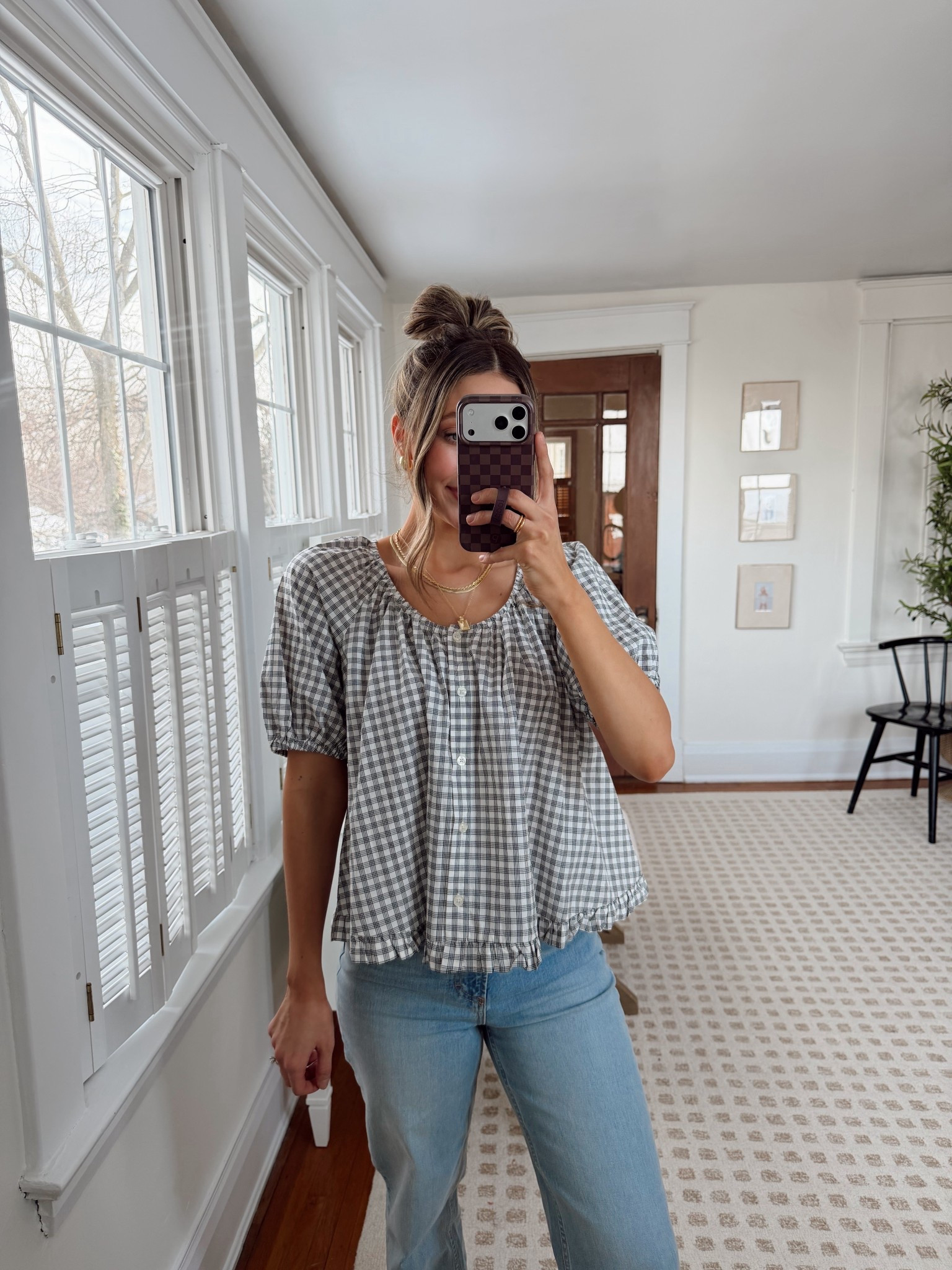 gingham top size S 

#LTKgrwm #LTKmomlife #LTKootd