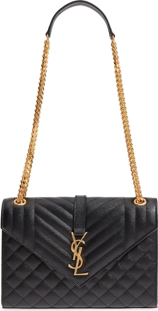 Medium Cassandra Quilted Leather Envelope Bag | Nordstrom