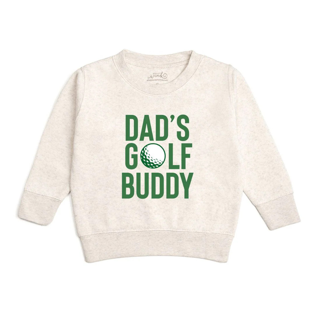 Dad's Golf Buddy Sweatshirt - Natural Heather | Sweet Wink