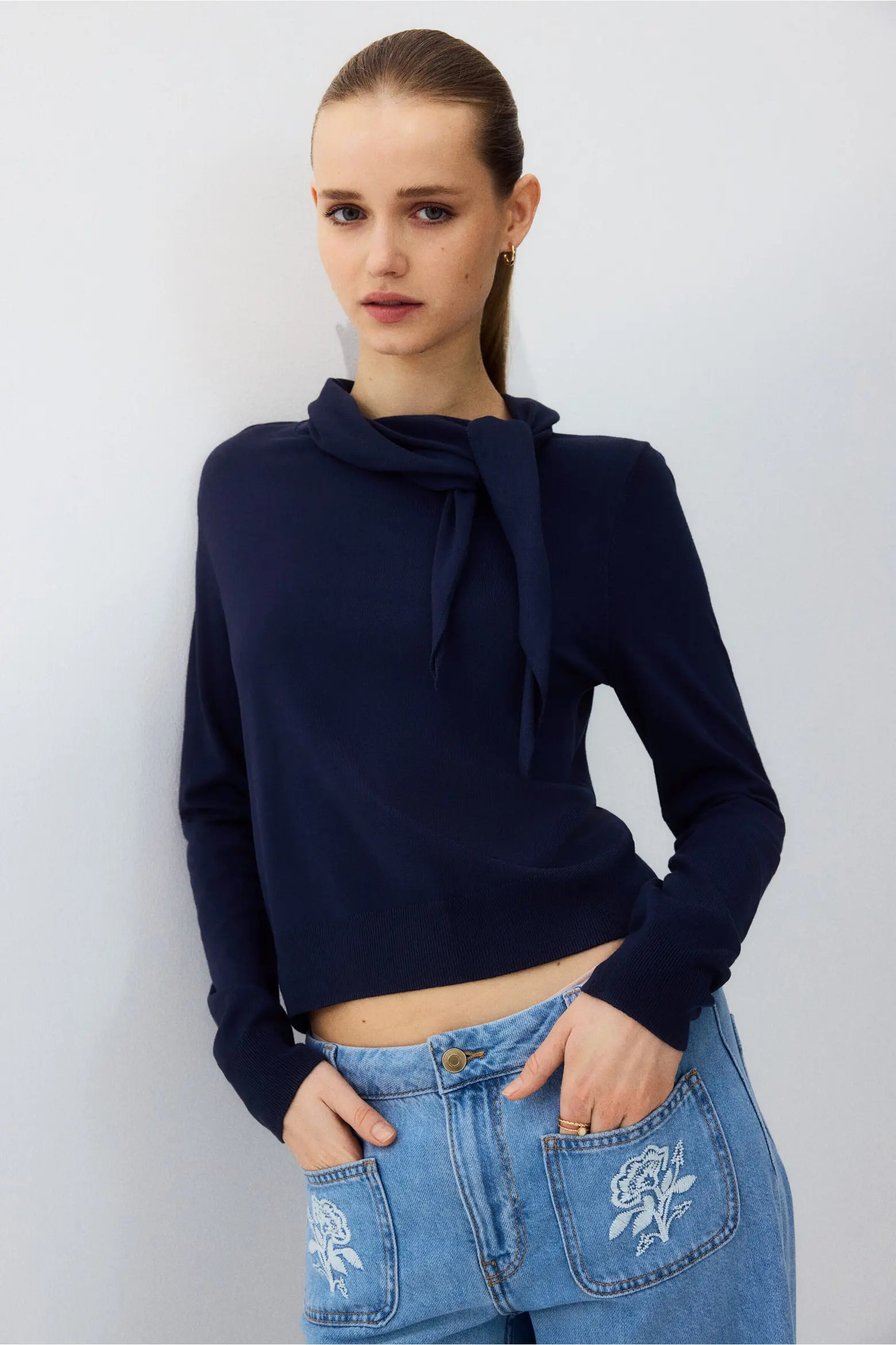Scarf-collar Jumper (Women) | Nordstrom | Nordstrom