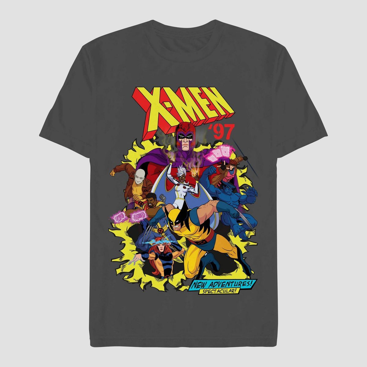 Men's Disney X-Men Short Sleeve Graphic T-Shirt - Dark Gray | Target