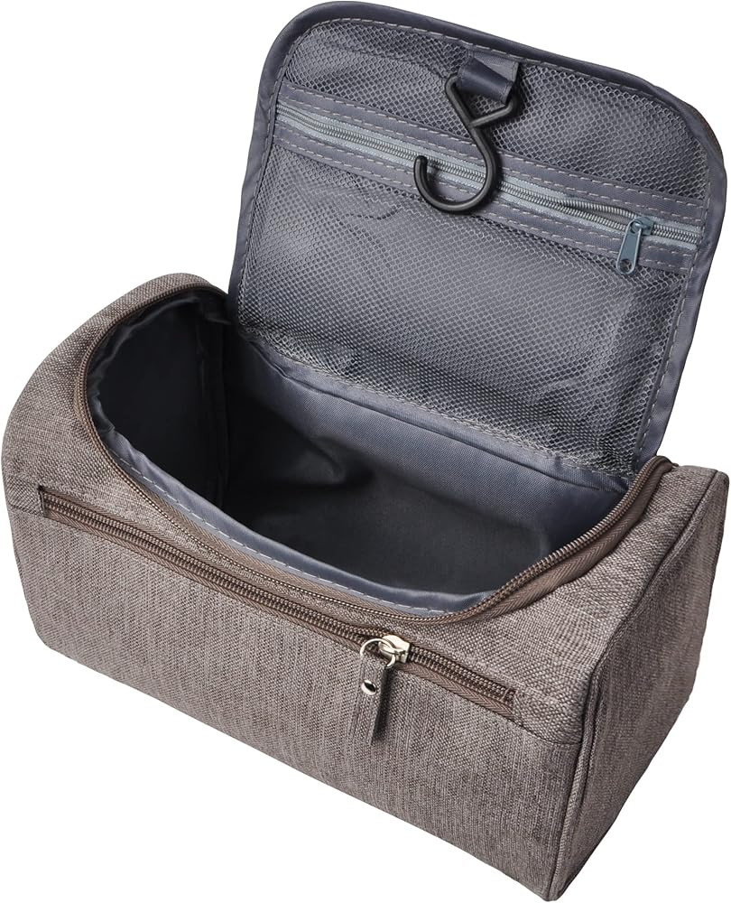 Vercord Mens Toiletry Bag Wash Travel Small Shaving Dop Kit Shower Bathroom Ditty Hygiene Bag Fro... | Amazon (US)