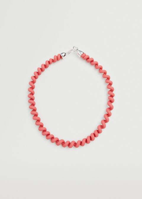 Halskette aus Ton | MANGO (DE)