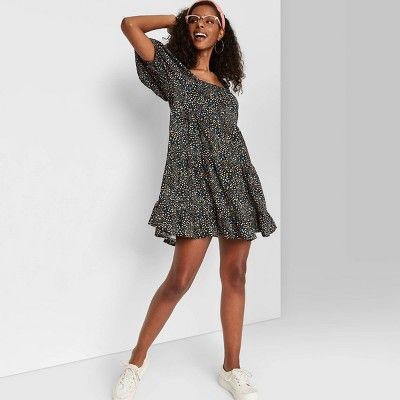 Women's Puff Short Sleeve Dress - Wild Fable™ | Target