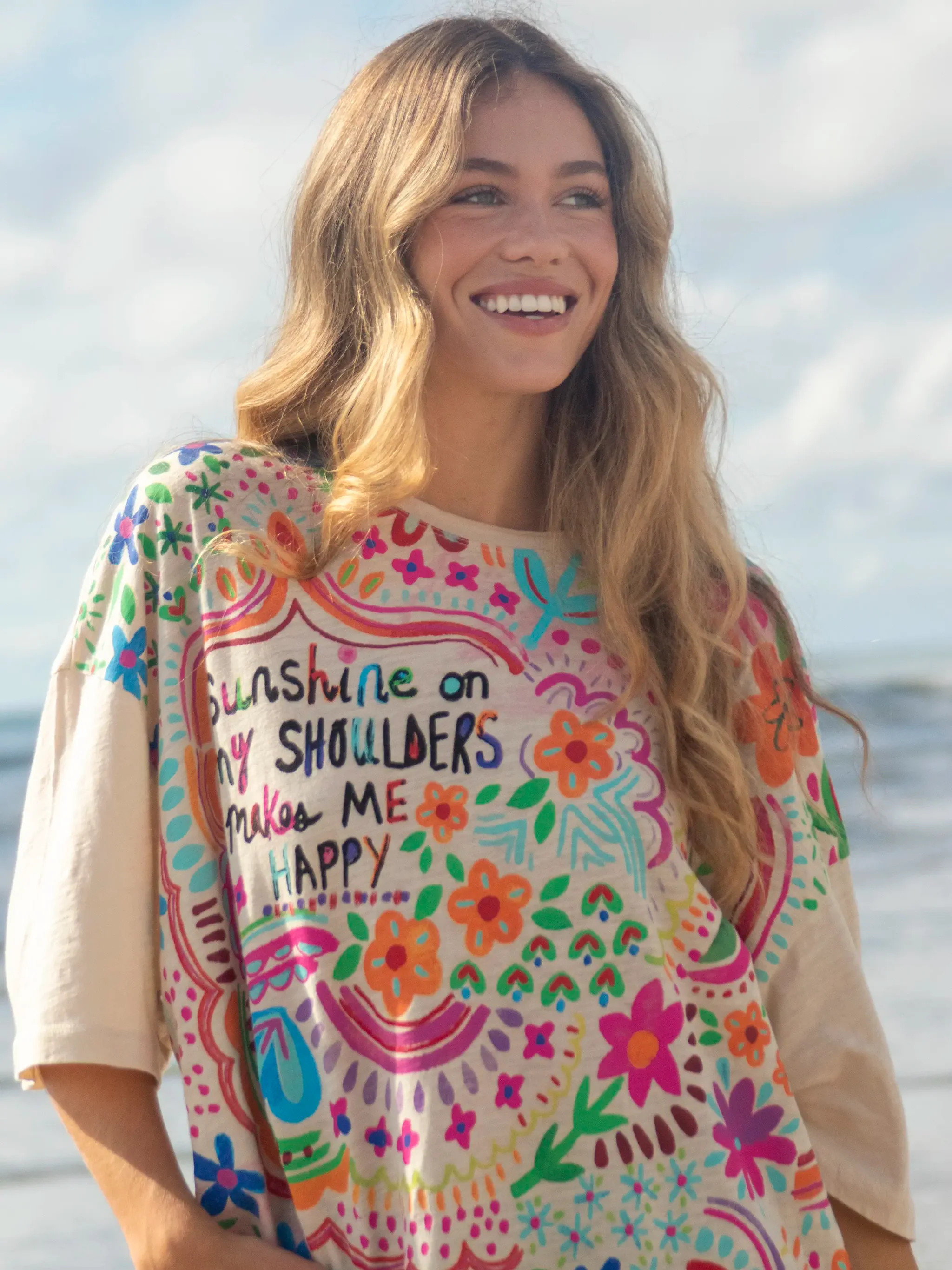 One Size Cotton Easy Tee | Natural Life