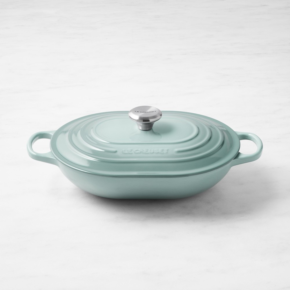Le Creuset Signature Enameled Cast Iron Covered Oval Casserole, 3.75-Qt. | Williams-Sonoma
