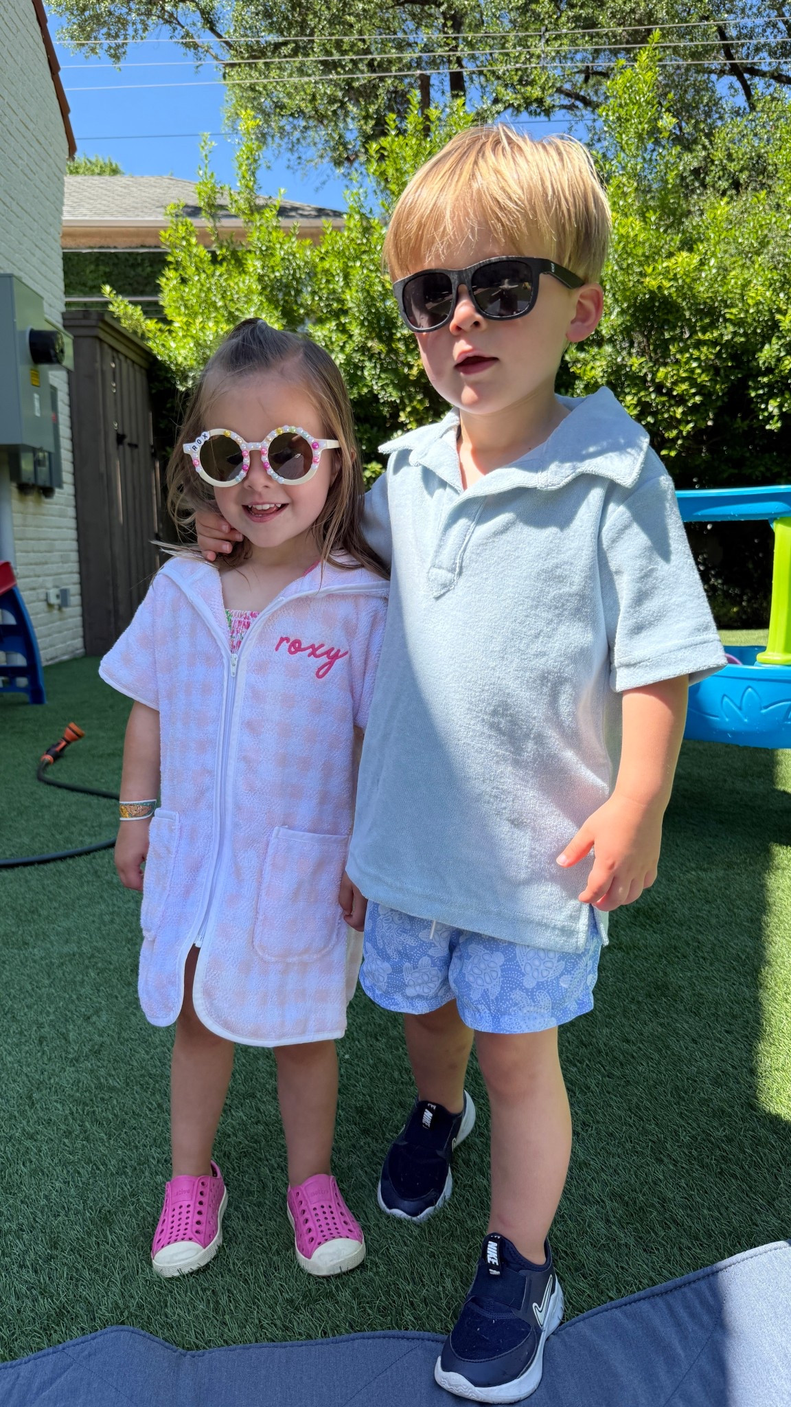 terry cloth summer essentials for toddlers! Roxy wearing size 1/2 in cover up // Riley wearing size 4 in terry polo   

#LTKKids #LTKSeasonal #LTKSwim
