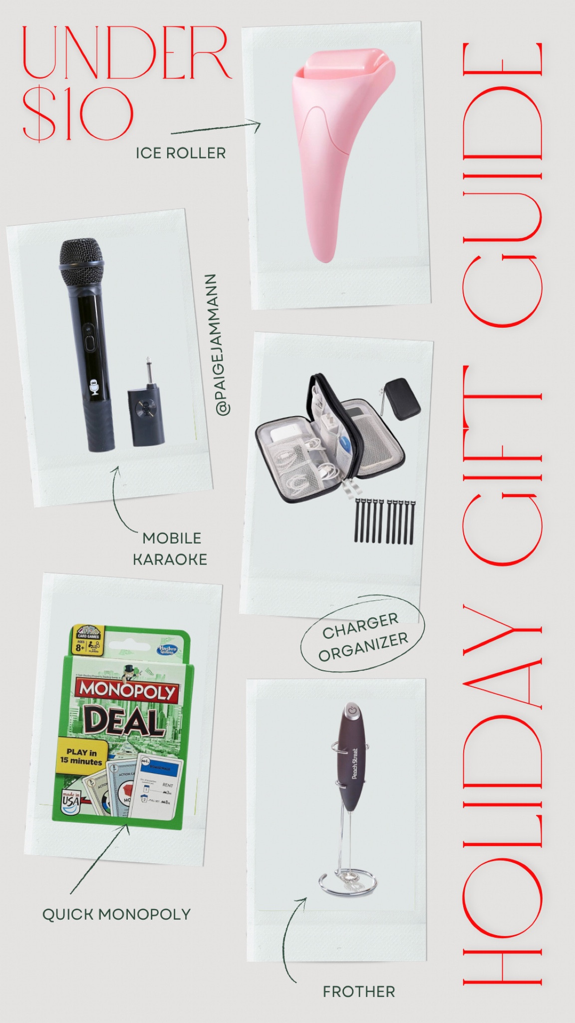 Gift guide under $10, gifts under $10, secret Santa, white elephant, stocking stuffers 

#LTKHoliday #LTKSeasonal #LTKGiftGuide