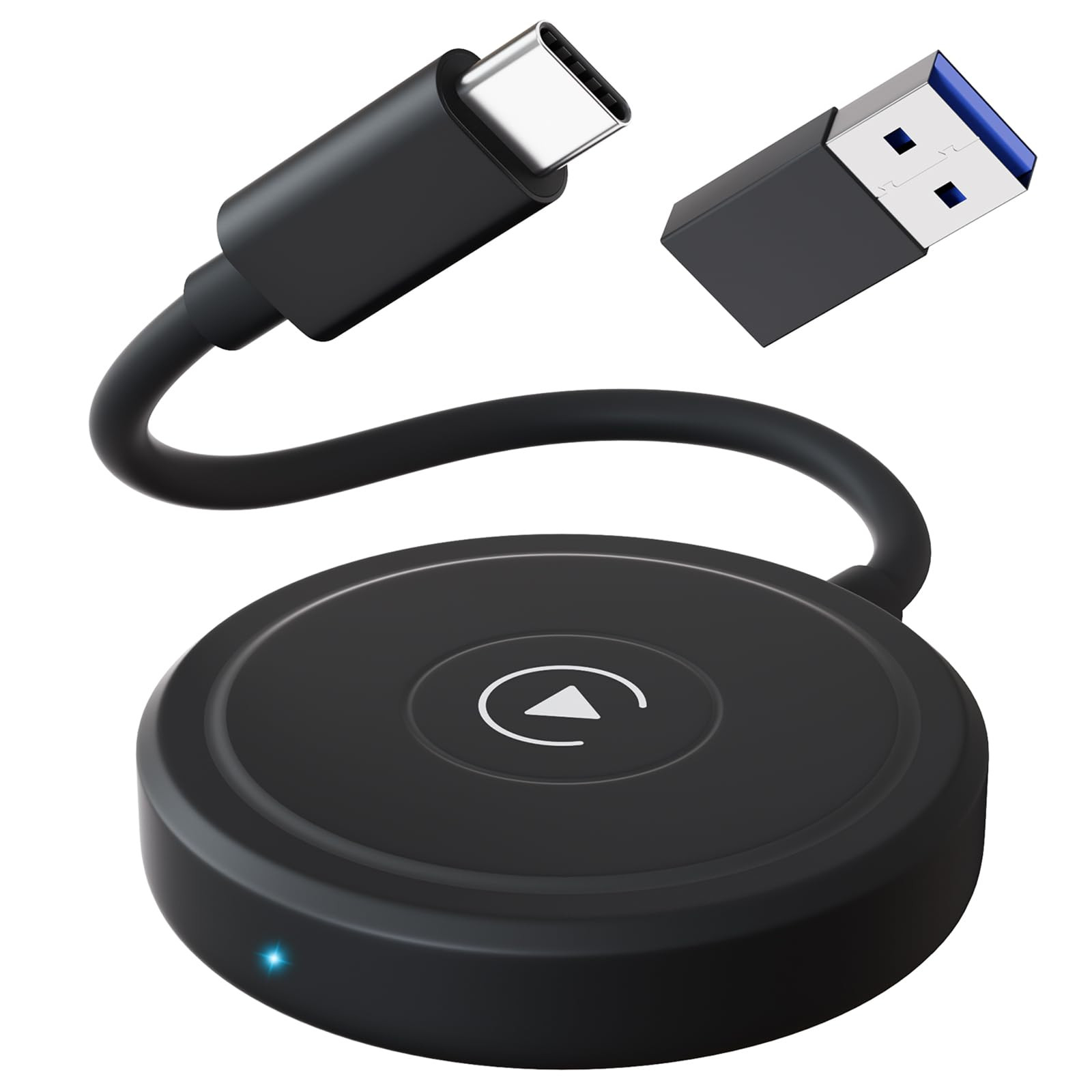 Adaptador CarPlay Inalámbrico iPhone, CarPlay Adaptador Dongle para Coches con OEM CarPlay, Plug & Play, 5GHz WiFi, Auto Connect, Actualización en Línea, Soporta 98% Auto | Amazon (ES)