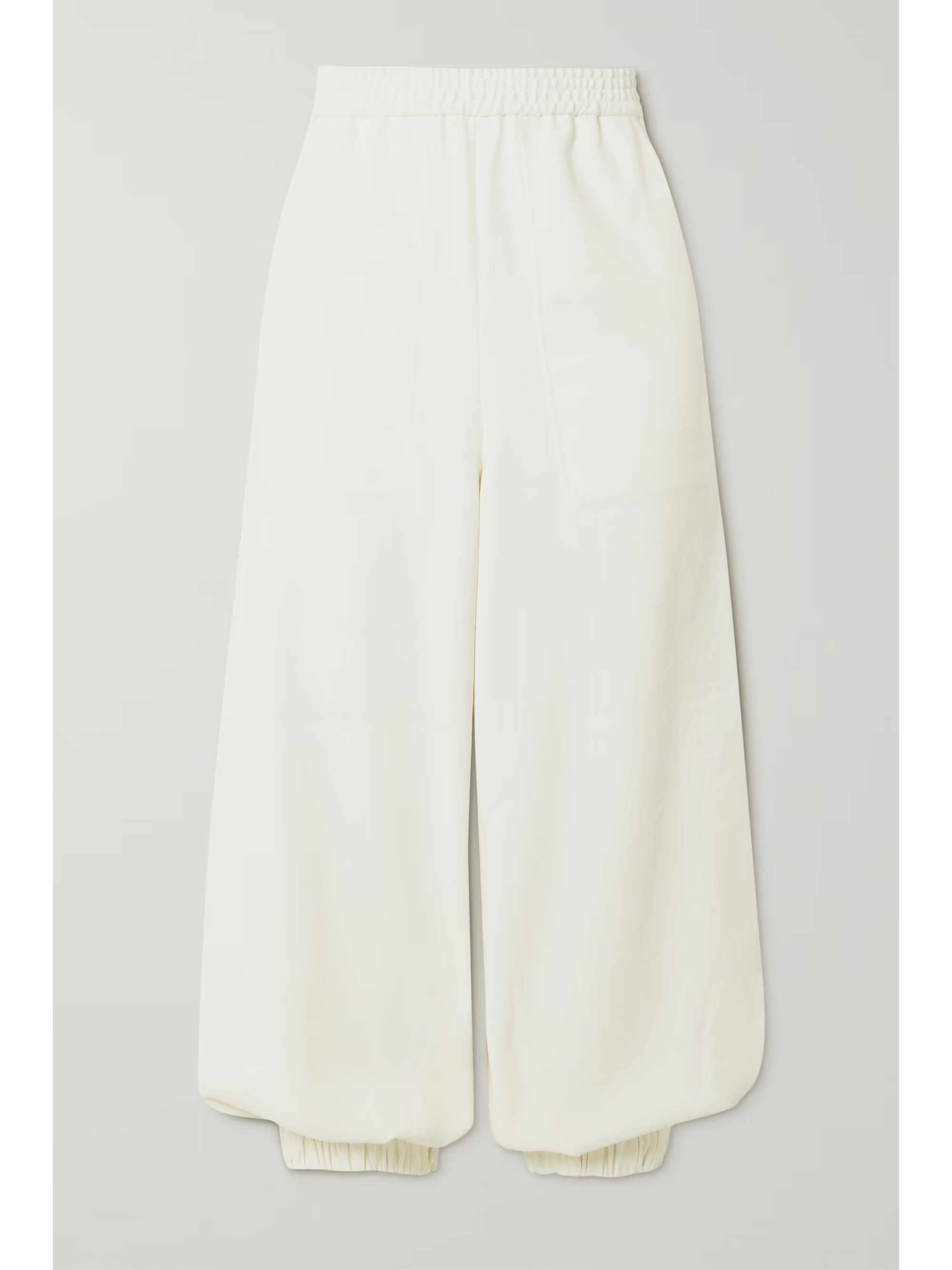 Fundamentals Chalky cropped crepe tapered pants | NET-A-PORTER (US)