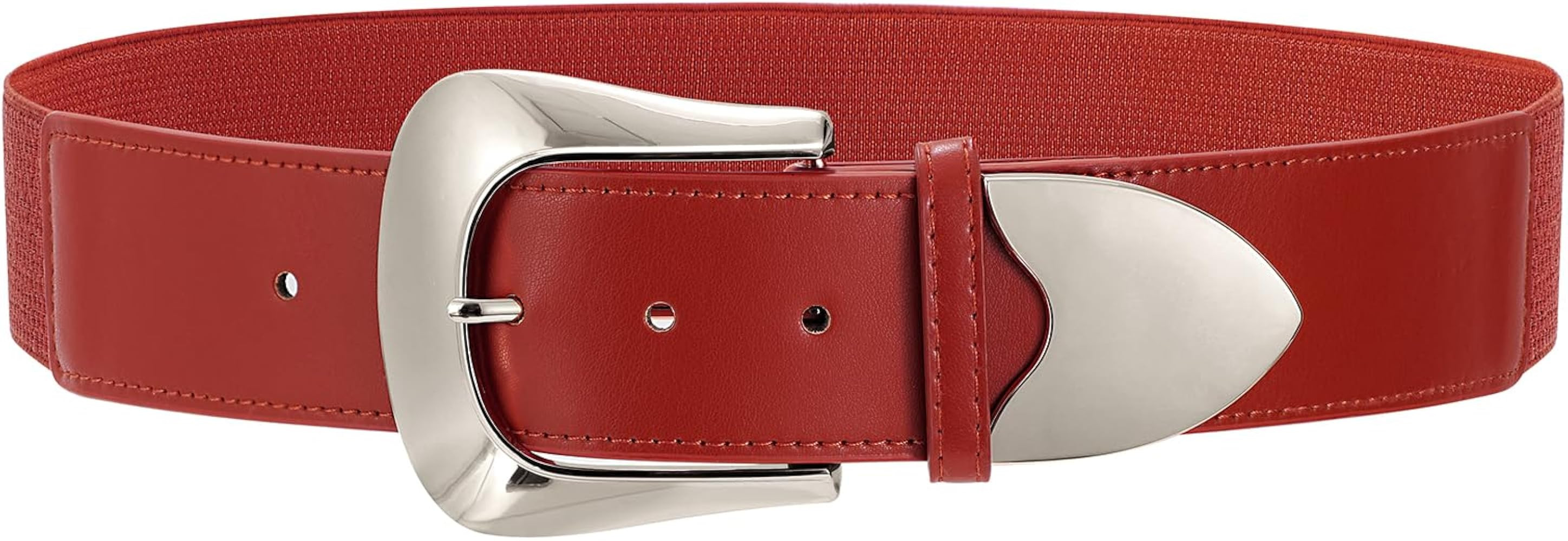 TRIWORKS Women Wide Elastic Waist Belt for Dresses Fashion Wide Stretchy Belt | Amazon (US)