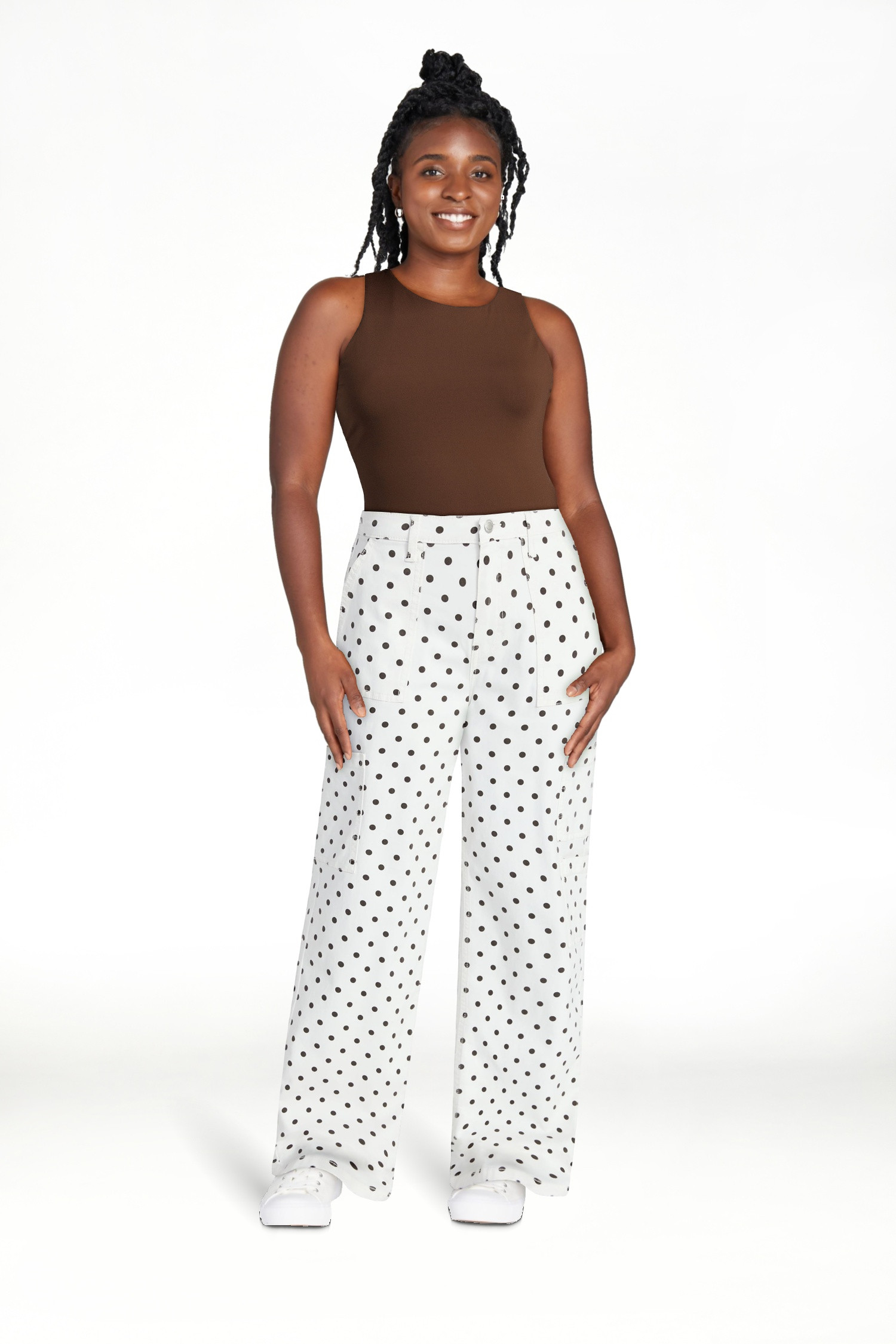 No Boundaries Wide Leg Cargo Pants, 31.5'' Inseam, Women's and Women's Plus Sizes XXS-4X | Walmart (US)
