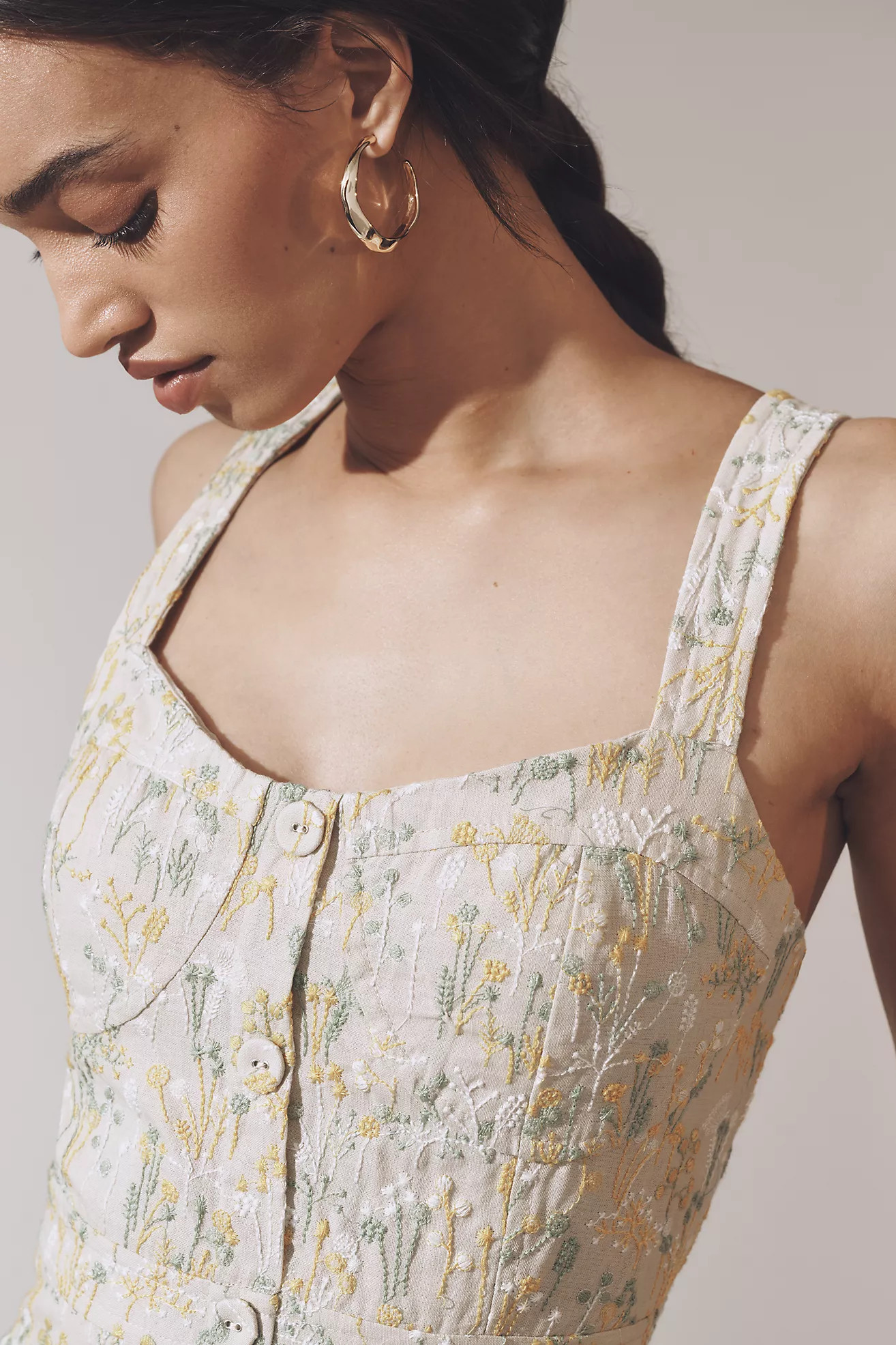 English Factory Sweetheart Fit & Flare Mini Dress | Anthropologie (US)