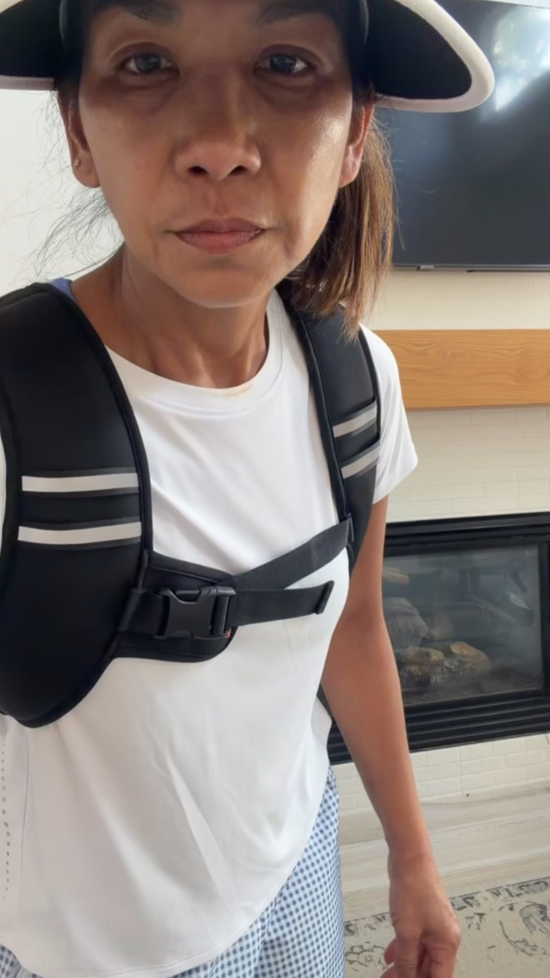 I’m 5’2” 118#ish for reference 
Shorts in small tts
Active top with UPF 50 in small tts
Shoes tts
Weighted vest in 10#
Active lifestyle, Amazon finds, walking outfit

#LTKselfcare #LTKmorningroutine #LTKOver40
