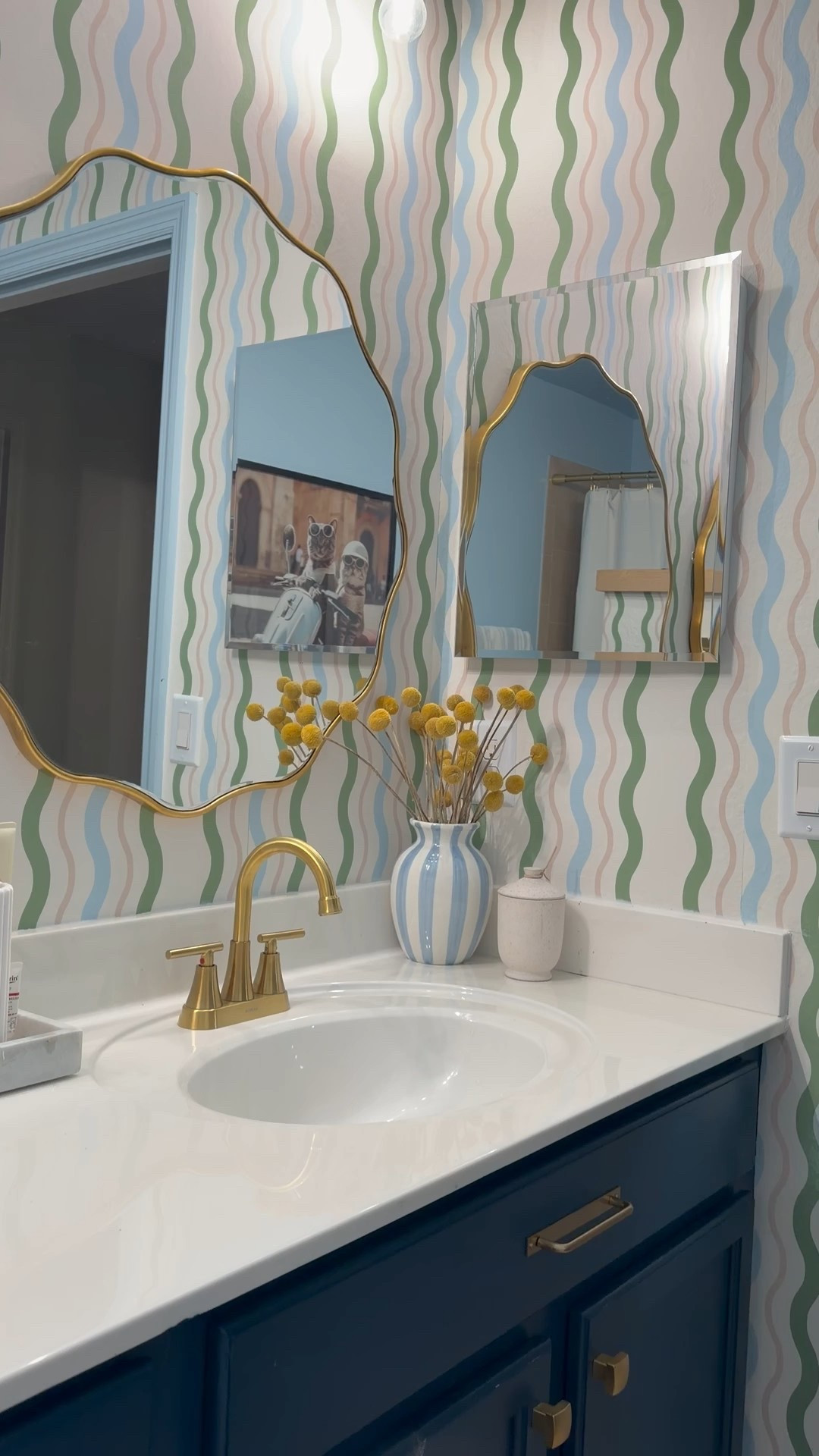 The prettiest bathroom mirror🫶🏻✨

#LTKHome #LTKKids #LTKSaleAlert