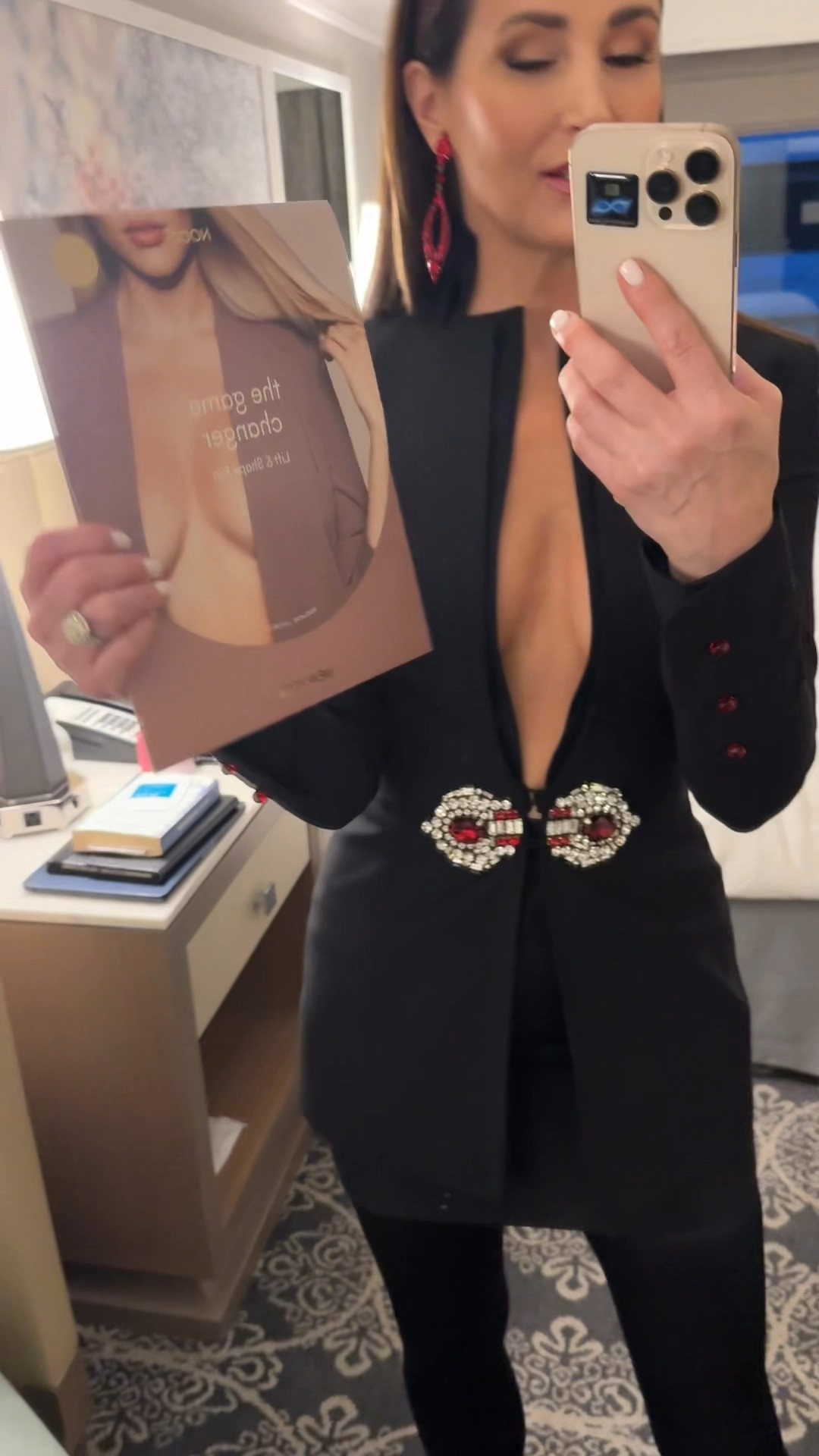 Wore this amazing Zang Toi outfit with a deep plunging blazer set. 

I needed some support that would help keep everything in place.  These were perfect! 

#sponsored #adhesivebra @lovenood #welovenood

#LTKootd #LTKdayinmylife #LTKNYFW