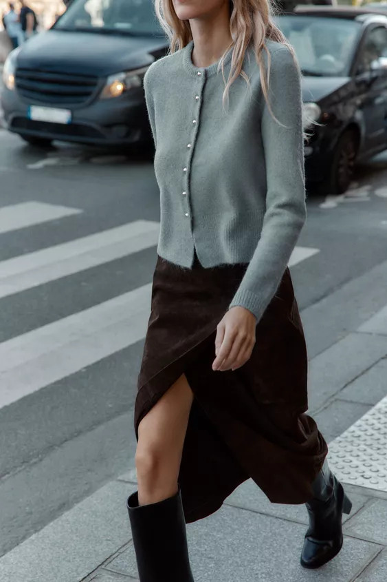 CARDIGAN WITH BALL BUTTONS | Zara US