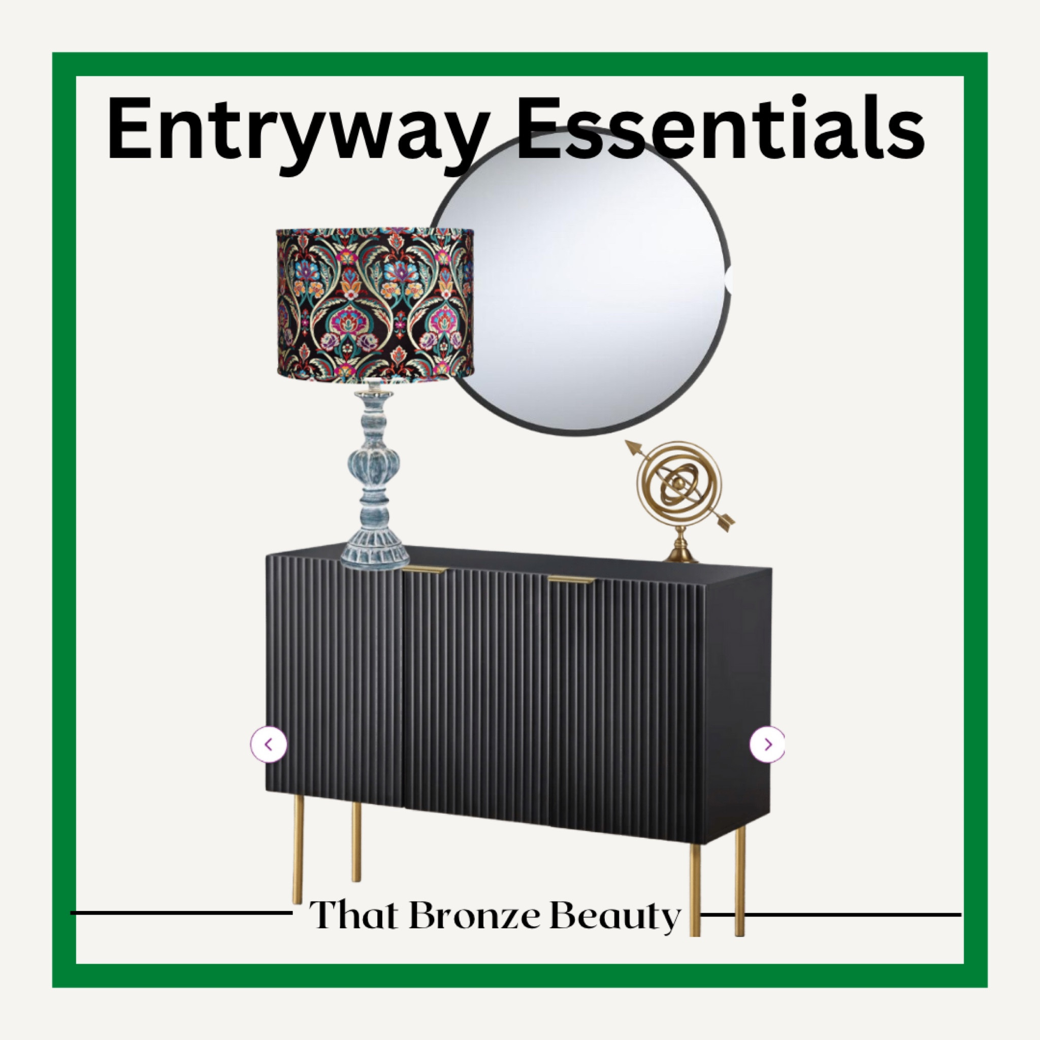 Home decor entryway essentials

Console
Mirror
Table lamp
Lampshade 
Home decor

#LTKstyletip #LTKsalealert #LTKhome