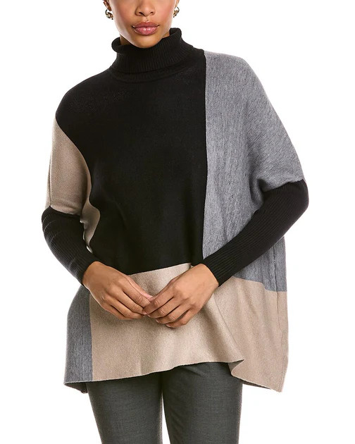 Joseph A. Printed Poncho | Shop Premium Outlets