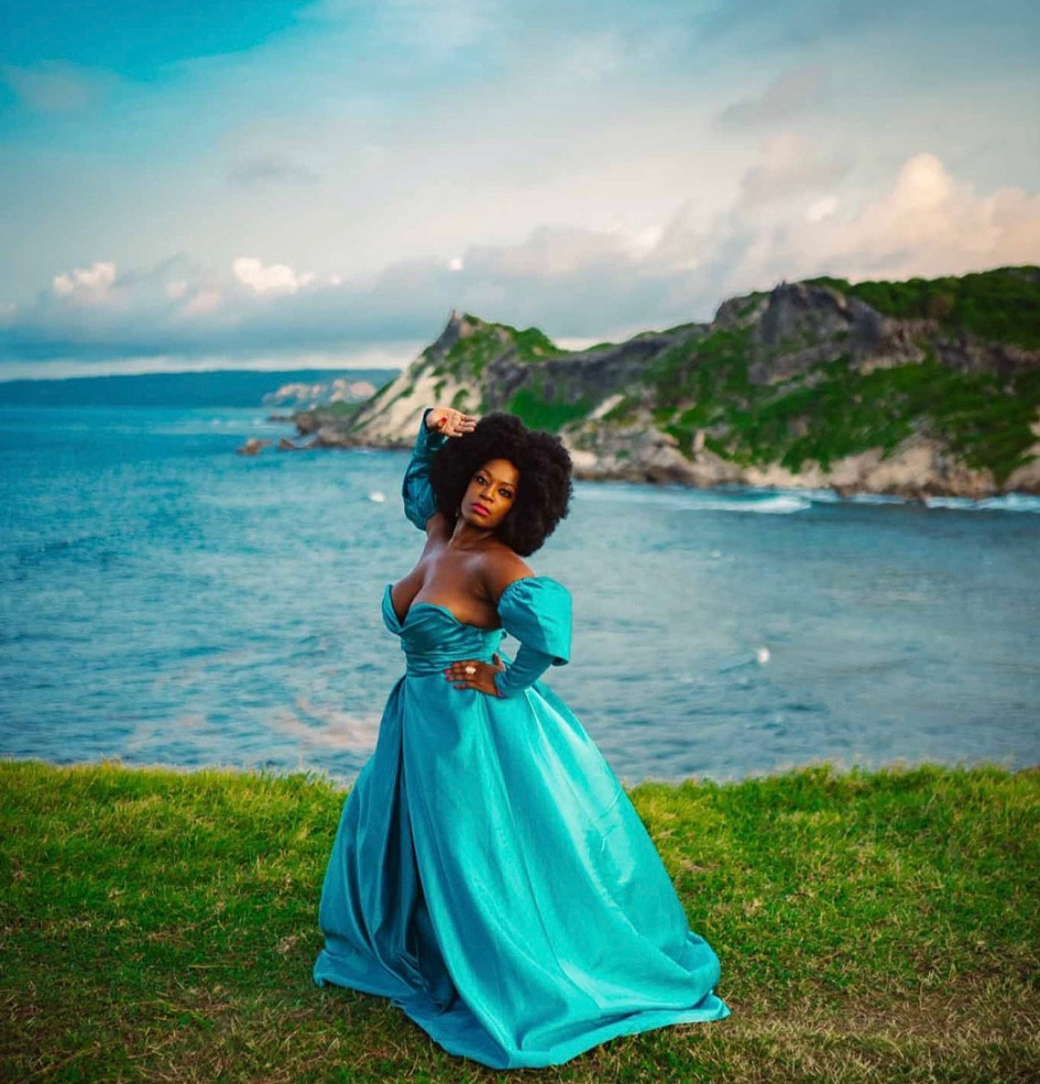Queen in Barbados 🇧🇧 
I’m in a 14 in this gown & I cut out the mesh in center so the girls were out! Lol (mesh didn’t match my melanin) 🤎

#LTKtravel #LTKstyletip #LTKwedding