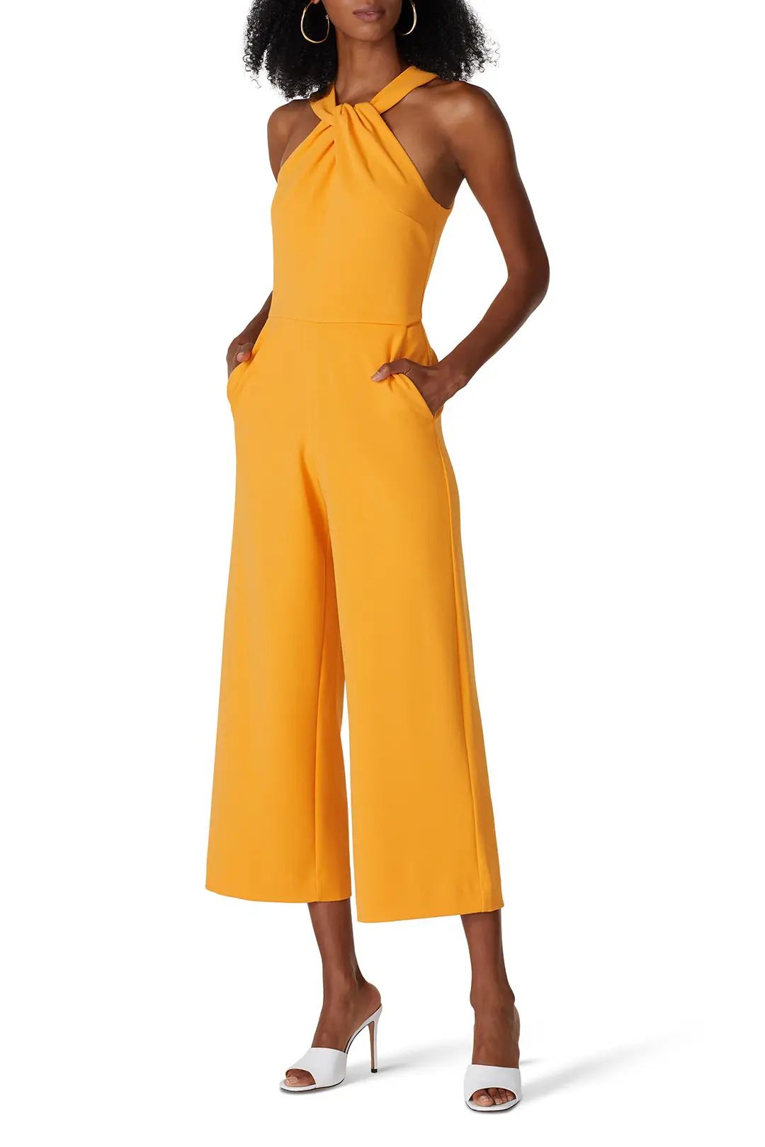 Rachel Rachel Roy Wide Leg Halter Jumpsuit | Rent The Runway