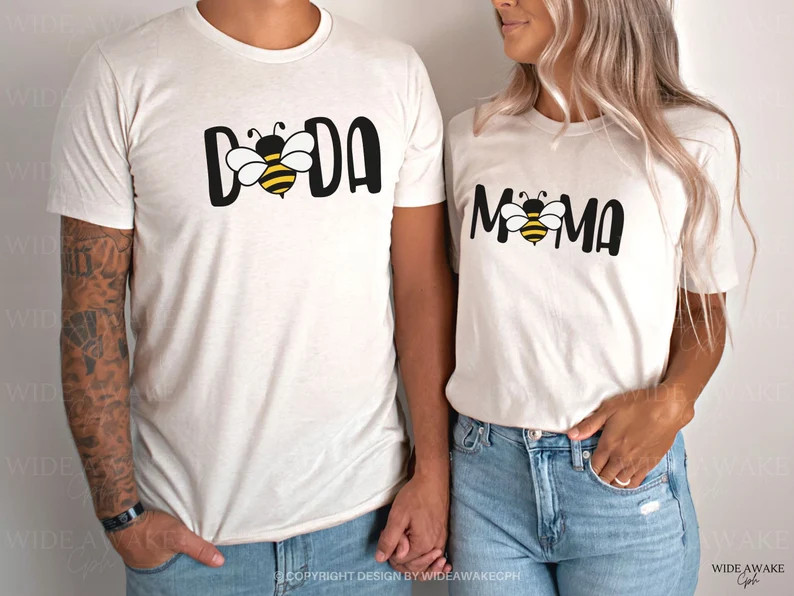 Bee First Birthday Shirts, Mommy Daddy Bee 1st Birthday T-shirts Bee Baby Shower Tees Bumble Bee ... | Etsy (US)